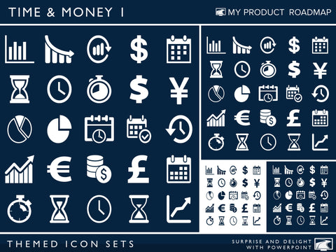 Icon Set - Time & Money I