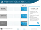 Five Phase Strategic Product Timeline Roadmapping Presentation Diagram