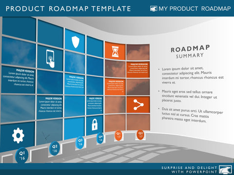 product strategy portfolio management development cycle project roadmap agile planning simple plan template diagram powerpoint technology roadmaps