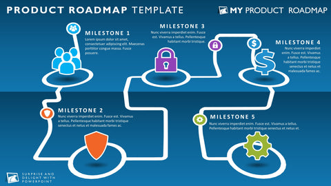 product strategy portfolio management development cycle project roadmap agile planning simple plan template diagram powerpoint technology roadmaps