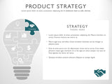 7 Segments Light Bulb Puzzle Powerpoint Template
