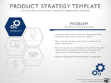 Product Strategy Hexagon Timeline Template