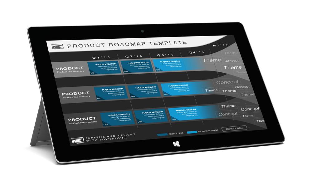 FIVE PHASE STRATEGIC PRODUCT TIMELINE ROADMAPPING PRESENTATION DIAGRAM