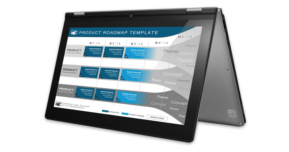 FIVE PHASE STRATEGIC PRODUCT TIMELINE ROADMAPPING PRESENTATION DIAGRAM
