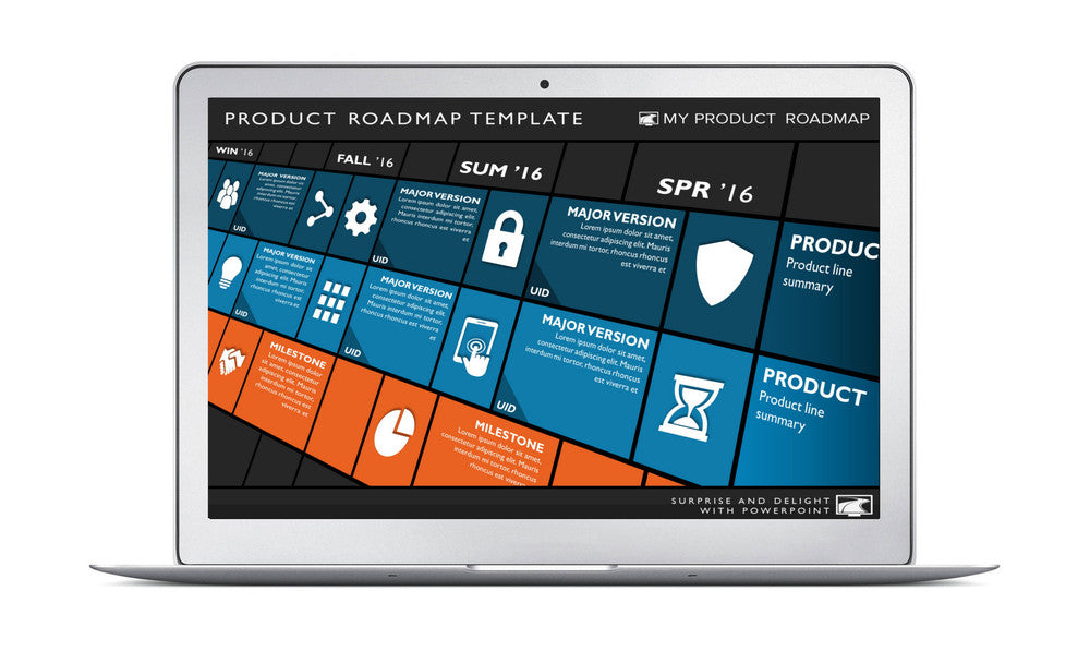 FOUR PHASE STRATEGIC TIMELINE ROADMAP PRESENTATION DIAGRAM