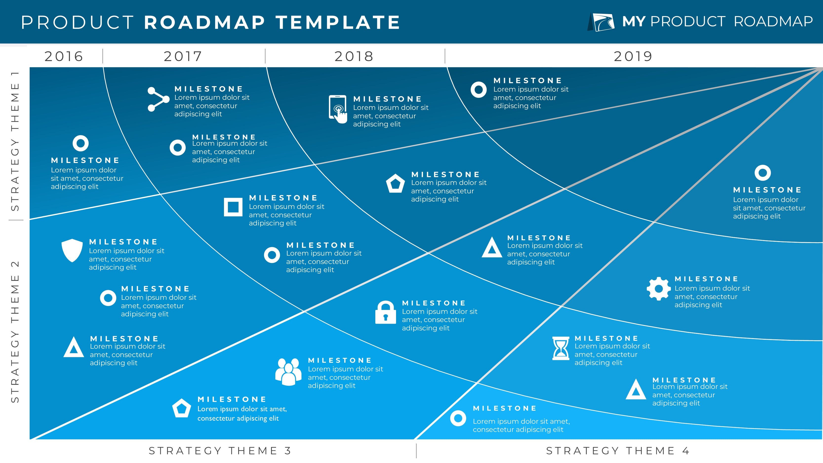4 Phase Product Planning | Product Roadmap Templates &VerticalSeparator ...