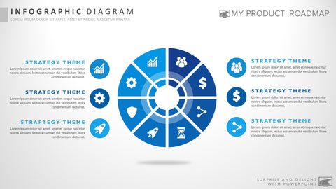 Eight Stage Infographic Powerpoint Strategy Infographic Slide Design