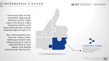 Four Stage Cool Powerpoint Strategy Infographic Presentation Design