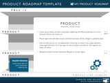 Four Phase Strategic Product Timeline Roadmap PowerPoint Diagram