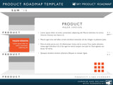 Four Phase Strategic Product Timeline Roadmap PowerPoint Diagram