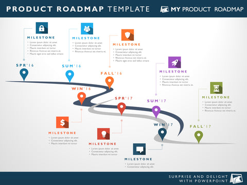 Eight Phase Software Planning Timeline Roadmap PowerPoint Diagram