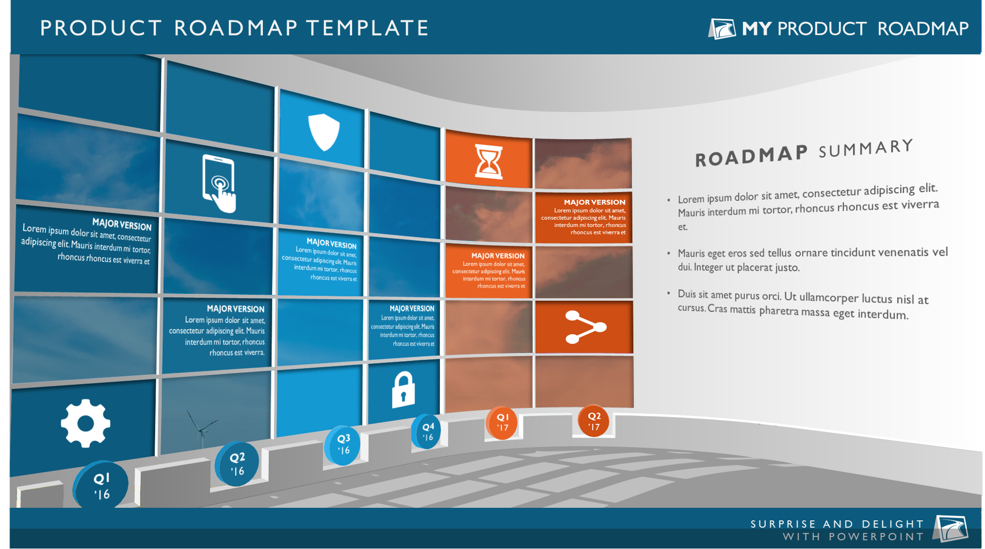 6 Phase Business Plan | Product Roadmap Templates &VerticalSeparator ...