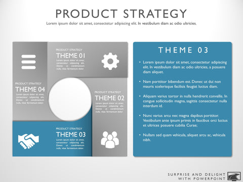 4 Step Strategy Creative 4 Step | Product Strategy Templates | My Product Roadmap