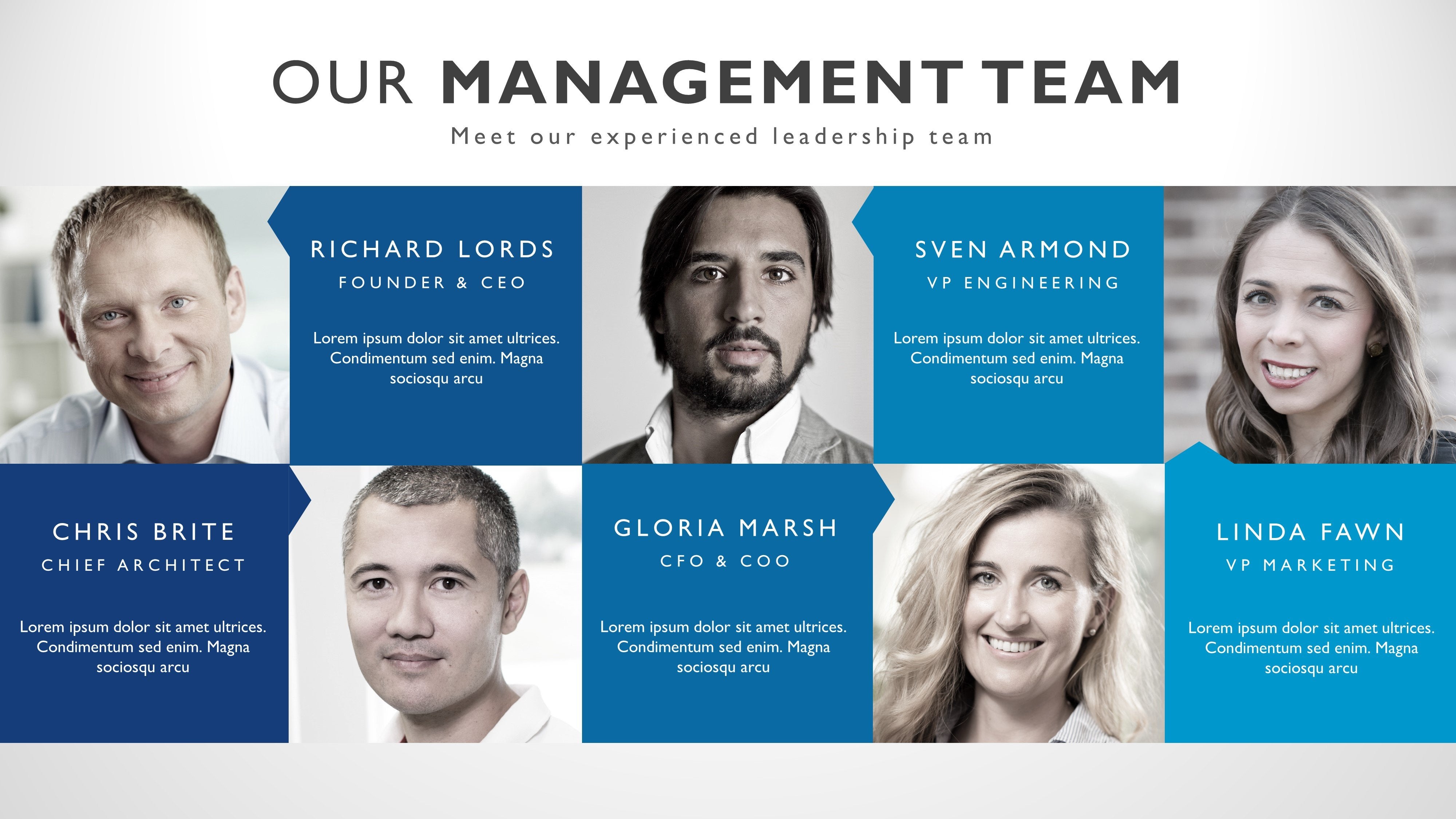 Our Team Page Template
