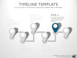 Six Phase Powerpoint Timeline Graphic