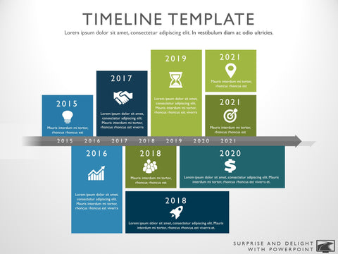 Timeline template for Powerpoint. Great project management tools to help you create a timeline to support your project plan.