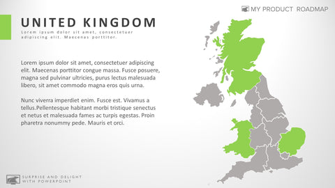 Canada Best Powerpoint Map Infographic Theme Diagram