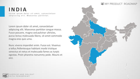 Europe Professional Powerpoint Map Smartart Theme Template